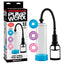 Pipedream Pump Worx Cock Trainer Pump System Penis Pump With 3 Sleeves Clear Pipedream