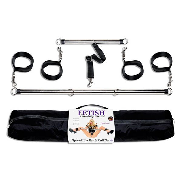 Fetish Fantasy Series Spread Em Bar & Cuff Restraint Set Pipedream Main image