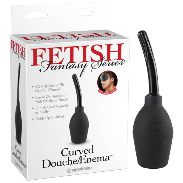 Pipedream Fetish Fantasy Series Curved Douche Enema Black Pipedream Main image