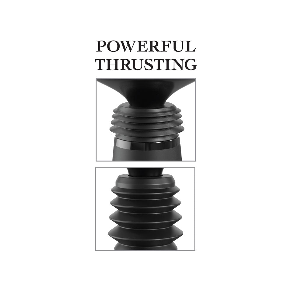 Fetish Fantasy Series Body Dock Handheld USB Rechargeable Thrusting Machine With Suction Base Pipedream
