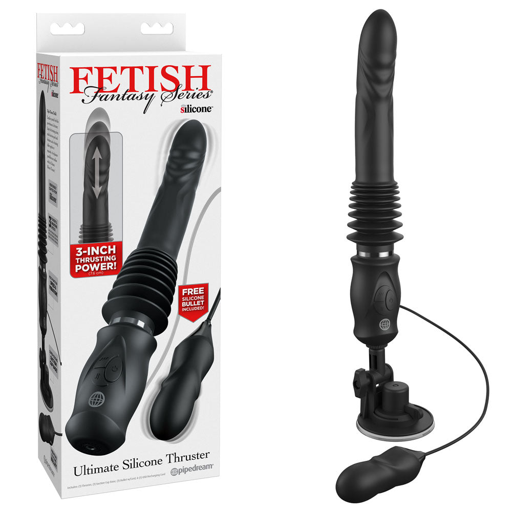 FFS Ultimate Silicone Thruster USB Rechargeable Thrusting Vibrator Pipedream