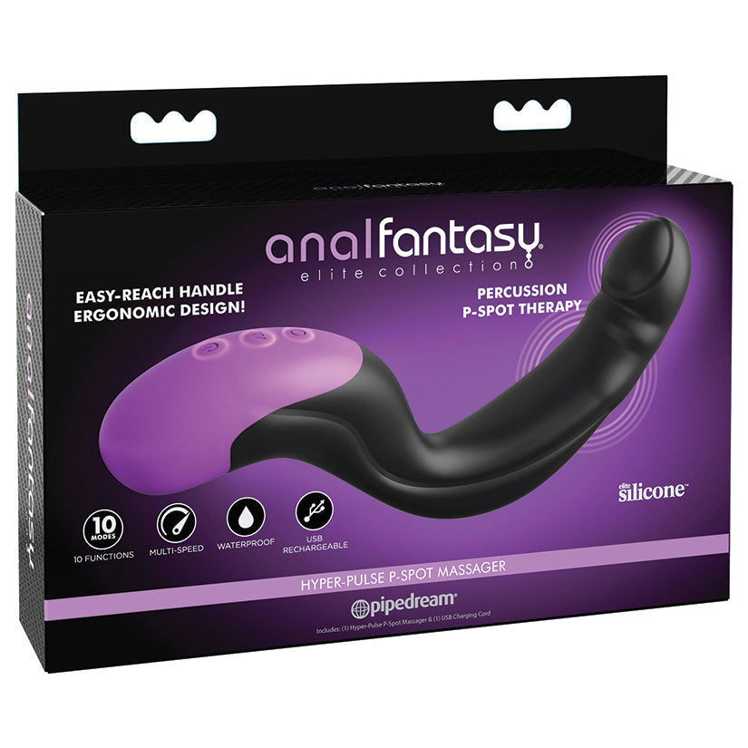 Pipedream Anal Fantasy Elite Hyper Pulse P Spot Massager Black Main image