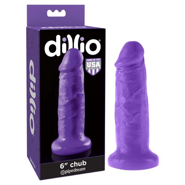 Pipedream Dillio Chub Dong 6 Inch Purple Pipedream Main image