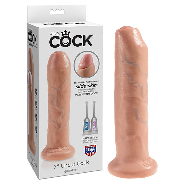 Pipedream King Cock Uncut Dong 7 Inch Flesh Pipedream Main image