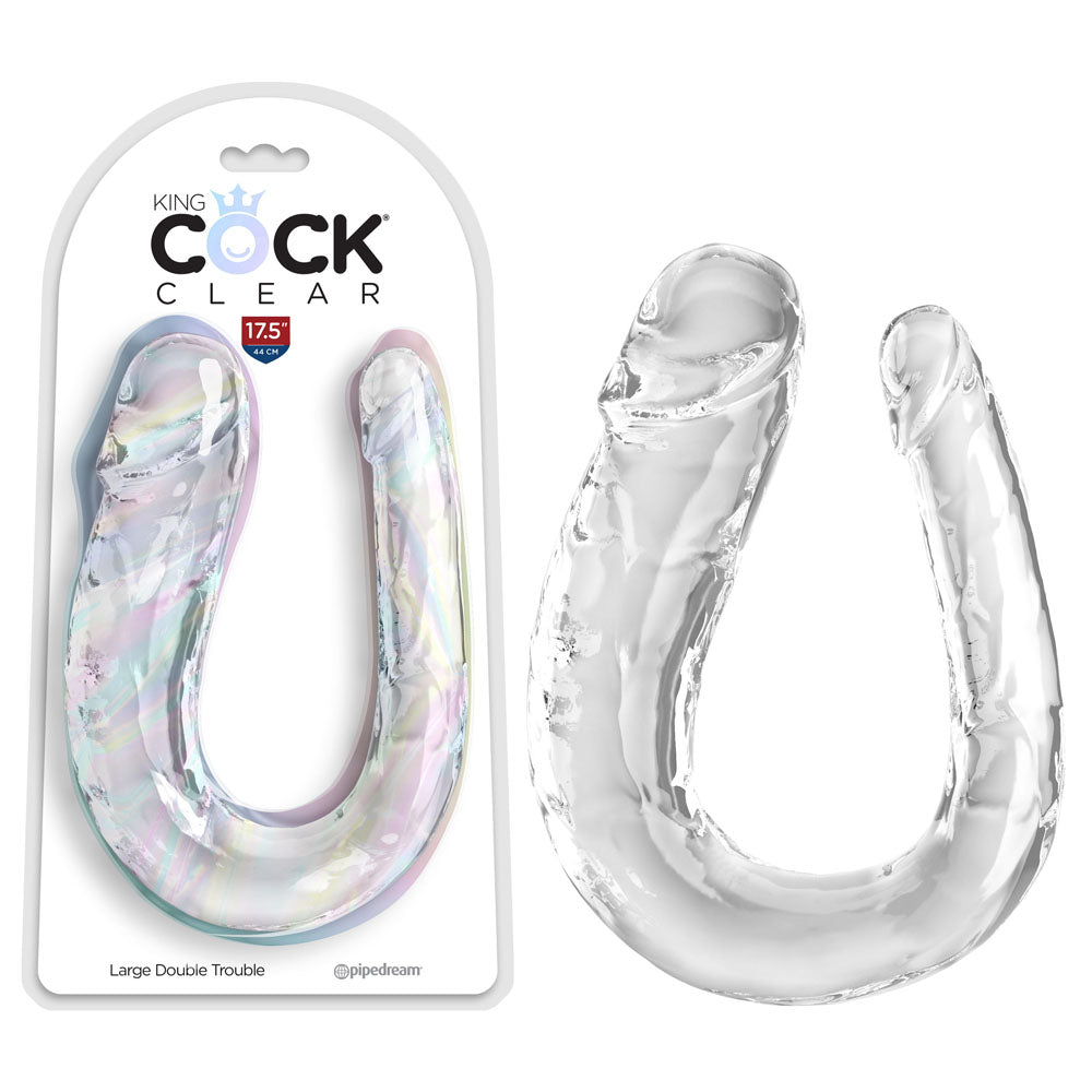 Pipedream King Cock Large Double Penetration Dong Clear Pipedream Main image