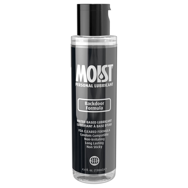 Pipedream Moist Backdoor Formula Water Based Anal Lubricant 130ml Bottle Pipedream