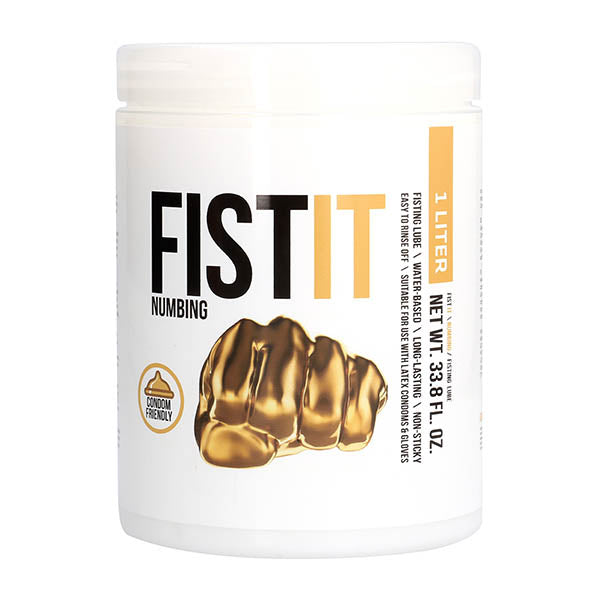 Shots Toys Pharmquests Fist-It Numbing Water Based Numbing Lubricant 1000ml Tub Main image