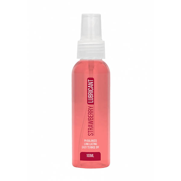 Shots Toys Pharmquests Strawberry Flavoured Water Based Lubricant 100ml Bottle Shots Toys