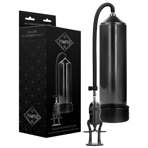 Shots Toys Pumped Deluxe Beginner Penis Pump Black Shots Toys