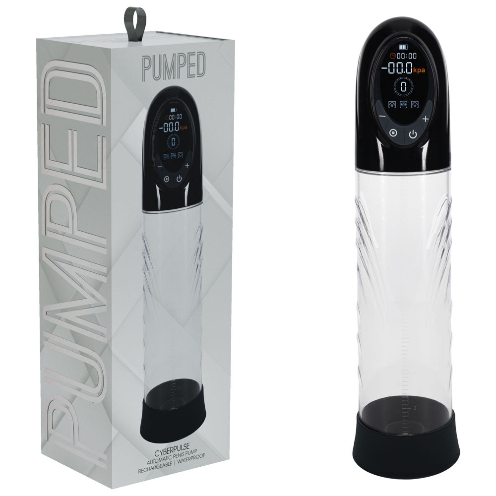Shots Toys PUMPED CyberPulse USB Rechargeable Auto Penis Pump Shots Toys