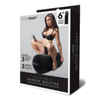 Whipsmart Inflatable Bangin Bolster Inflatable Cushion With 6'' Vibrating Dong Black WhipSmart