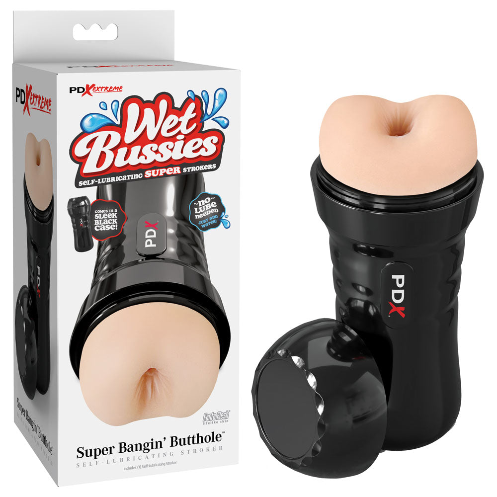 Pipedream PDX Wet Bussies Super Bangin Butt Light Anal Stroker Pipedream