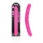 Shots Toys REALROCK Glow Double Dong 15 Inch Shots Toys