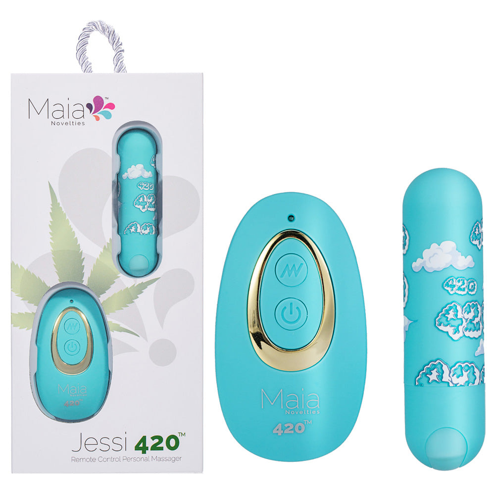 Maia JESSI 420 USB Rechargeable Bullet Vibrator With Wireless Remote Maia Toys Main image