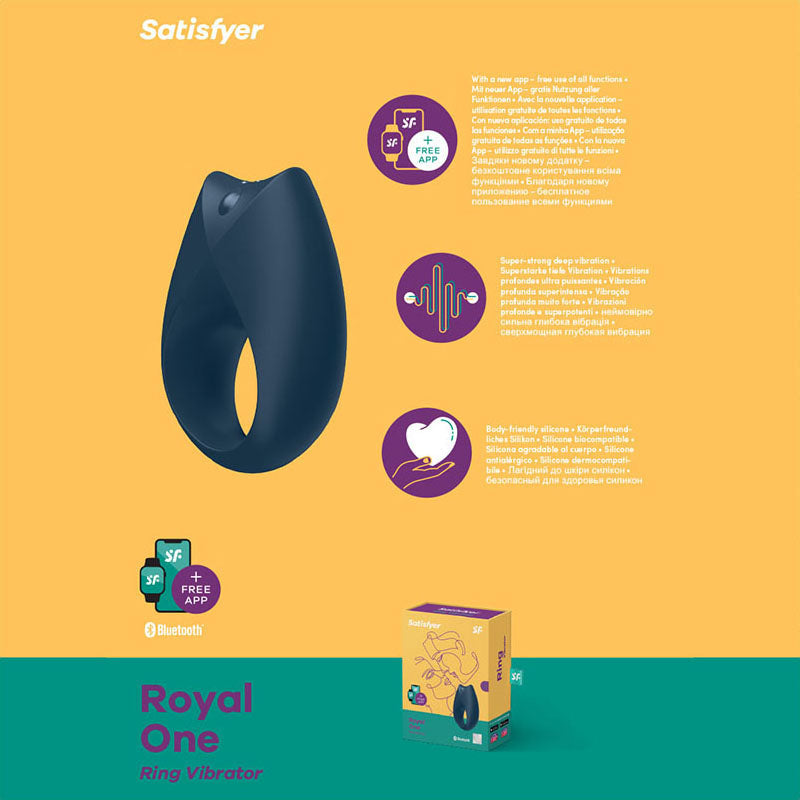 Satisfyer Royal One App Controlled Vibrating Cock Ring Satisfyer