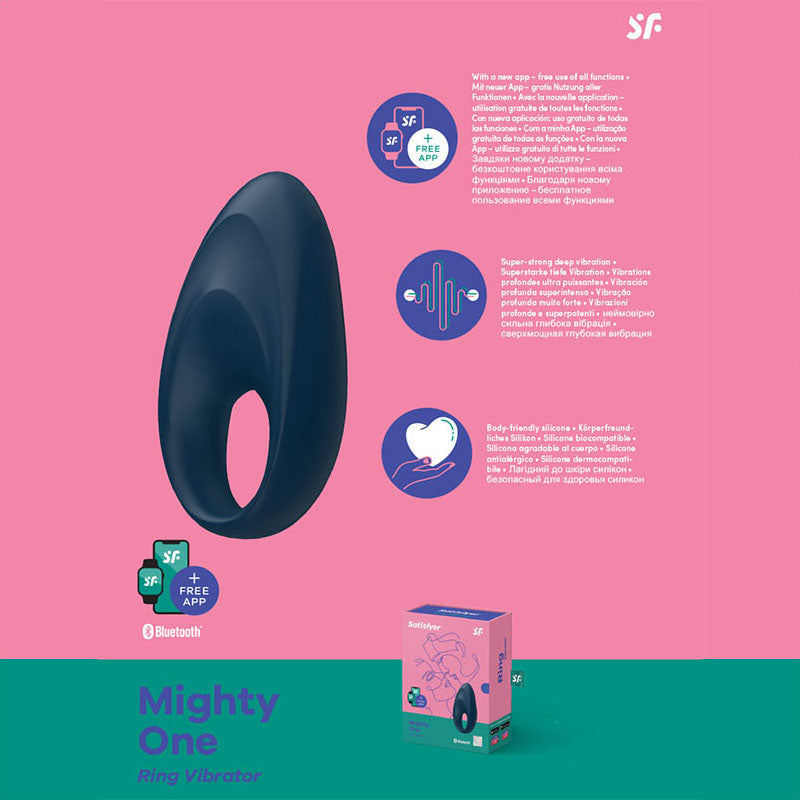 Satisfyer Mighty One App Controlled Vibrating Cock Ring Satisfyer Main image