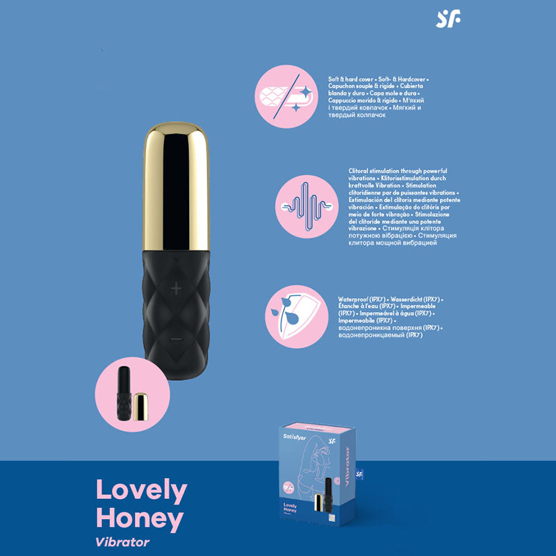 Satisfyer Mini Sparking Darling USB Rechargeable Mini Vibrator Gold / Black Satisfyer