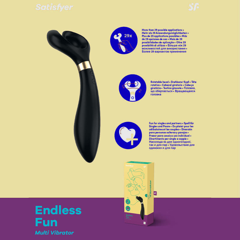 Satisfyer Endless Fun USB Rechargeable Stimulator 23.5cm Satisfyer