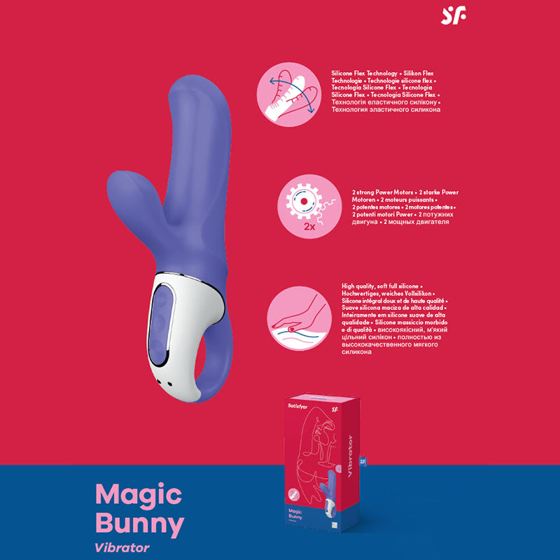 Satisfyer Vibes Magic Bunny USB Rechargeable Rabbit Vibrator Satisfyer