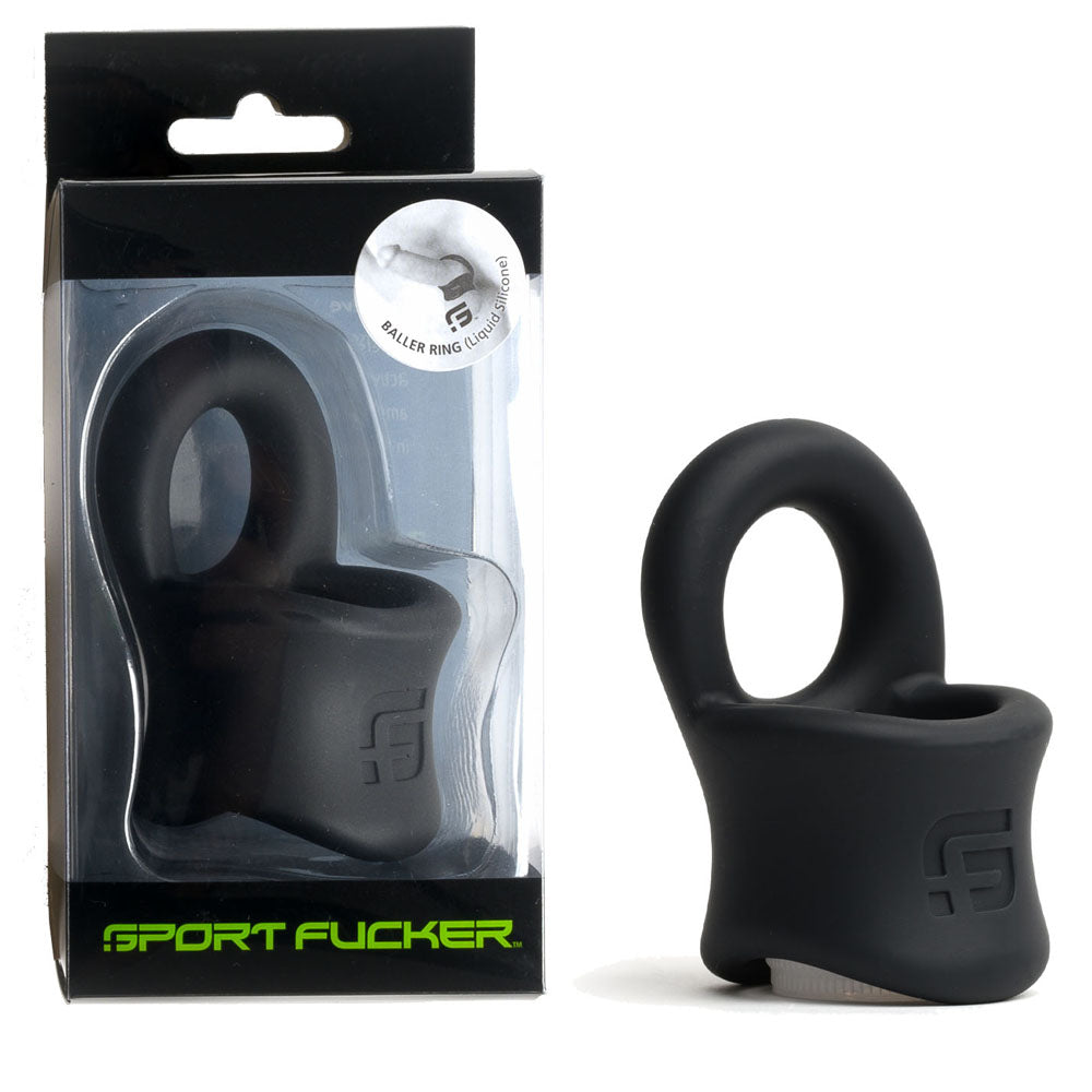 Sport Fucker Baller Ring Liquid Silicone Cock Ring With Ball Stretcher Sport Fucker