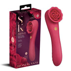 Xgen Products Secret Kisses ROSEGASM ROSE QUAKE USB Rechargeable Dual Ended Tapping Vibrator Red Xgen Products