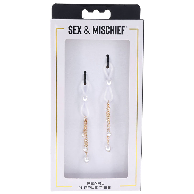Sportsheets S&M Pearl Nipple Ties Main image