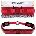 S&M Exs & Ohs Bound and Belted Bondage Collar Sportsheets