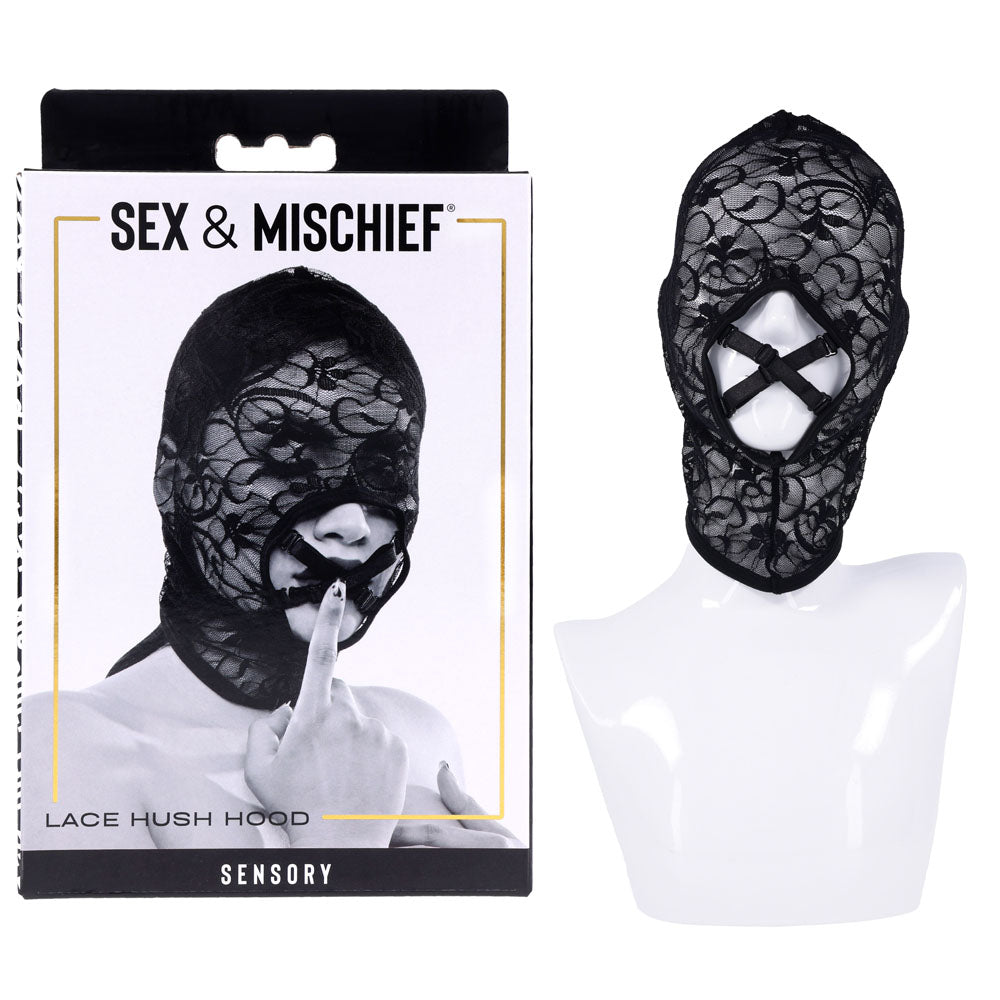 Sportsheets Sex & Mischief Lace Hush Hood Hood Sportsheets Main image