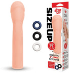 Xgen Products Size Up Realistic Penis Extension Sleeve 3 Inch Xgen Products