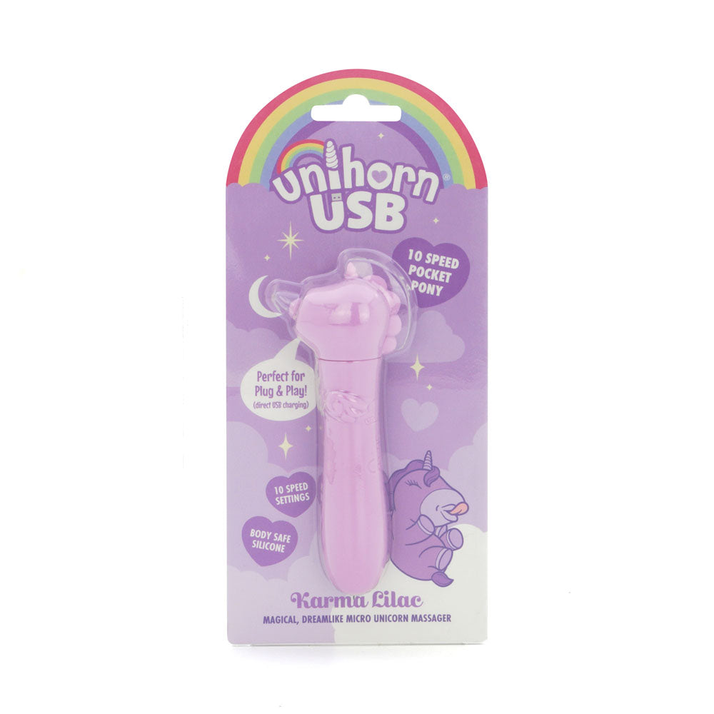 Creative Conceptions Unihorn Karma USB Rechargeable Vibrating Bullet Vibrator Creative Conceptions