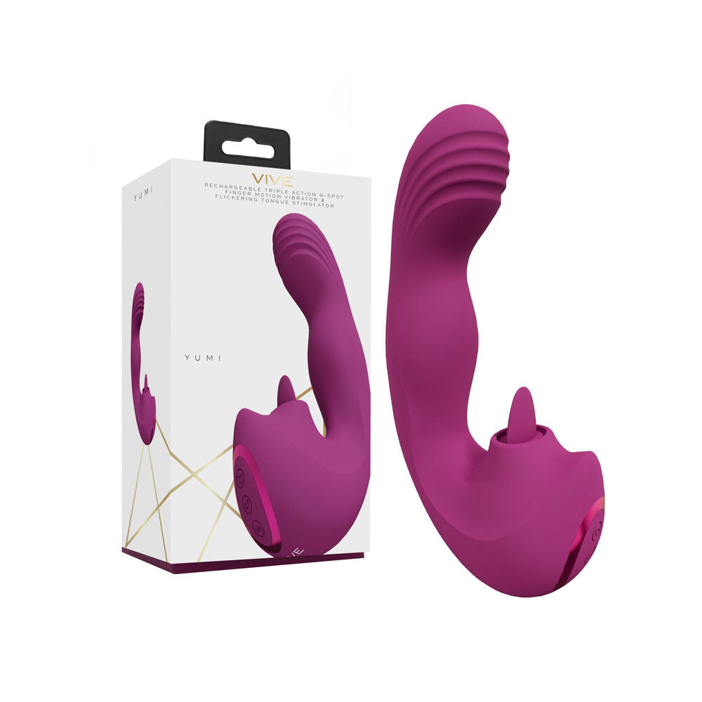 Shots Toys VIVE Yumi USB Rechargeable Triple Motor Vibrator Shots Toys