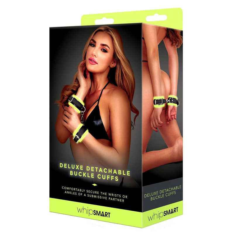 WhipSmart Glow Deluxe Detachable Buckle Cuffs WhipSmart