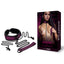 WhipSmart Dragons Lair Collar Leash & Nipple Clips Set Restraints Purple / Black WhipSmart