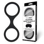 WhipSmart Silicone Wrist & Ankle Cuffs Restraints With Bonus Eye Mask WhipSmart