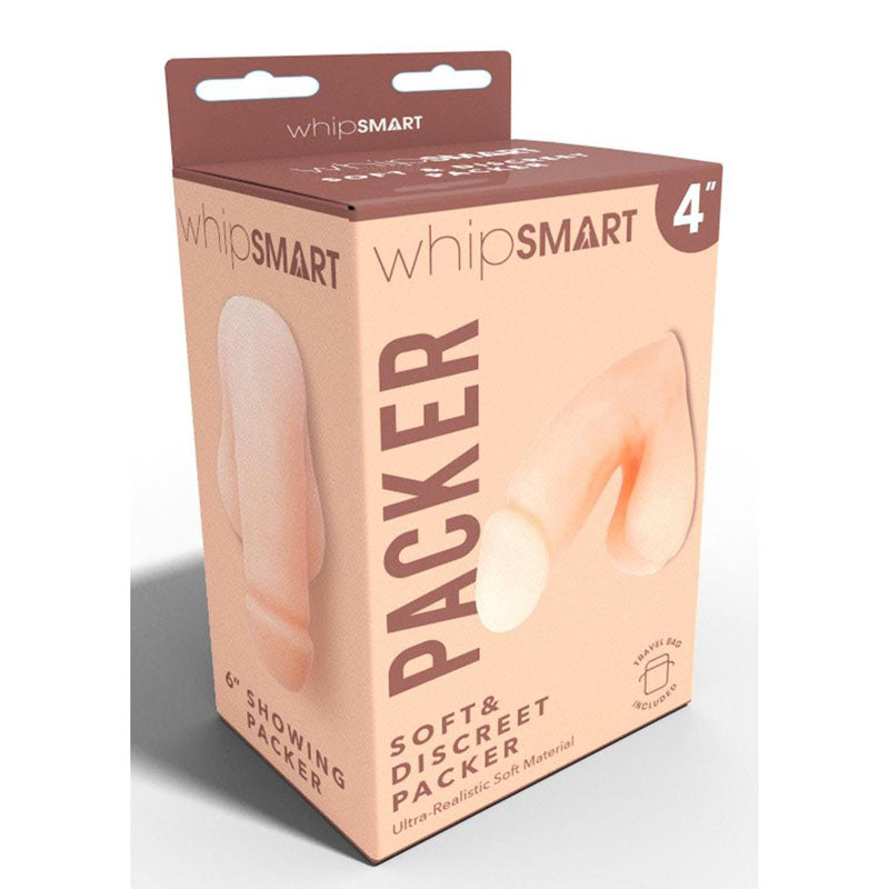 WhipSmart Soft & Discreet Packer 4 Inch Flesh WhipSmart Main image