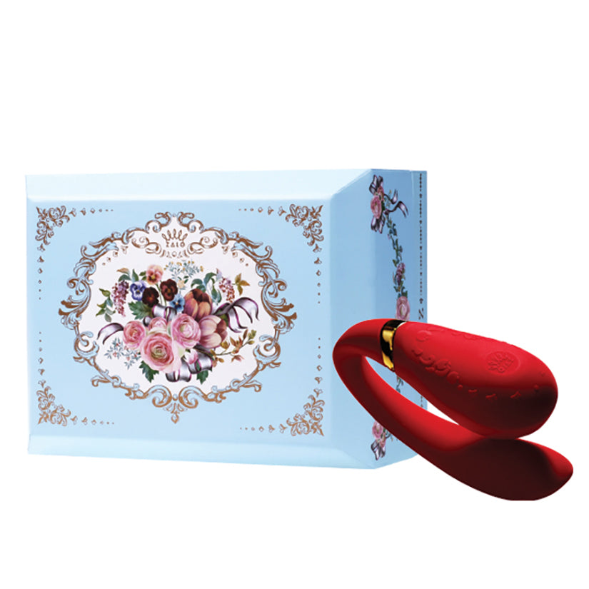Zalo Versailles Fanfan Waterproof Rechargeable App Controlled Vibrator Bright Red Main image