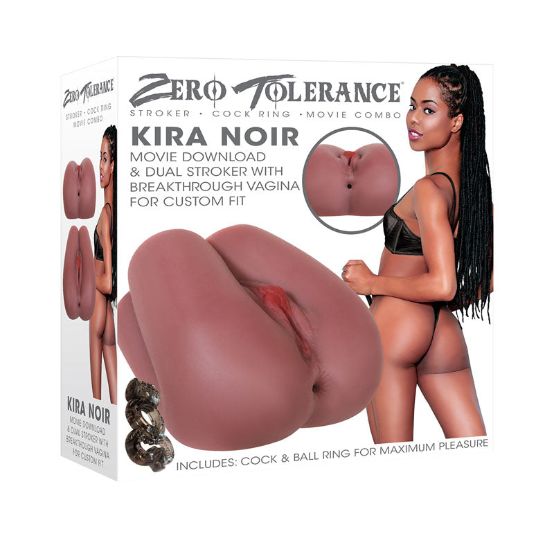 Zero Tolerance Kira Noir Dual Stroker Vagina & Ass Masturbator Zero Tolerance Main image