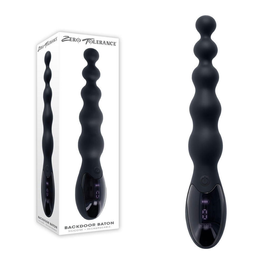 Zero Tolerance BACKDOOR BATON USB Rechargeable Vibrating Anal Beads Zero Tolerance