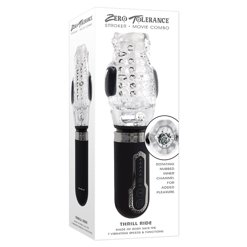 Evolved Zero Tolerance Thrill Ride  7 Function Thrusting & Spinning Male Masturbator Stroker Main image