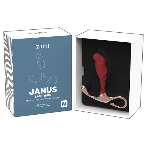 Zini Janus Lamp Iron Bordeaux Anal Plug Medium