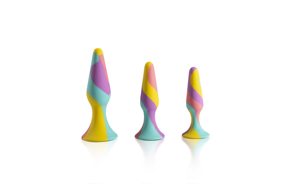 Arosum TriPlugs Silicone Anal Training Kit 3 Piece Main image