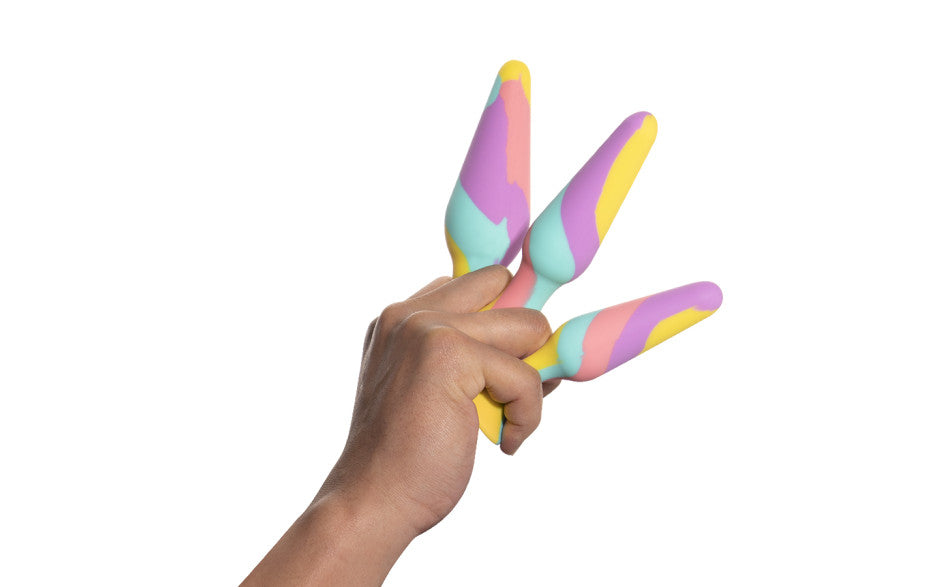 Arosum TriPlugs Silicone Anal Training Kit 3 Piece
