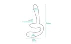 Arosum Sapphi Detachable Strapless Strap On Double Vibrator