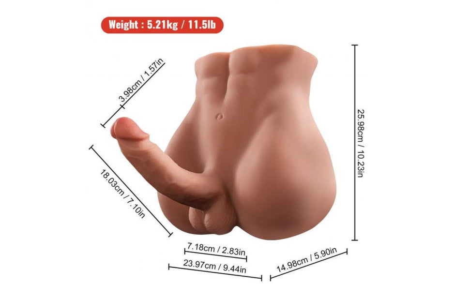 XISE Bartlett USB Auto Thrusting Male Cock & Ass 15cm