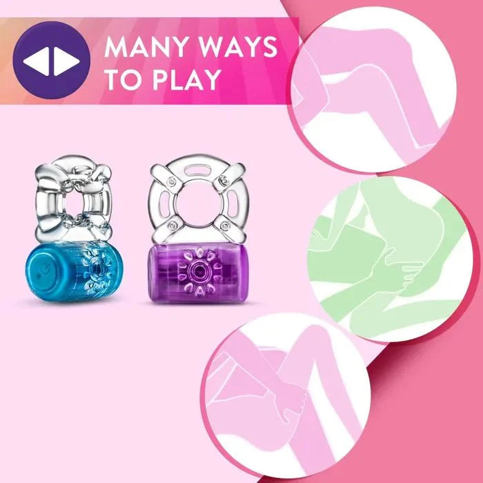 Blush Novelties Play With Me Pleaser Rechargeable Cock Ring - LOVVA