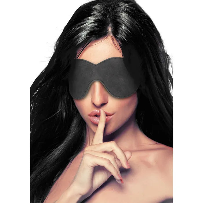 OUCH! Diamond Studded Eye Mask Black Secondary image