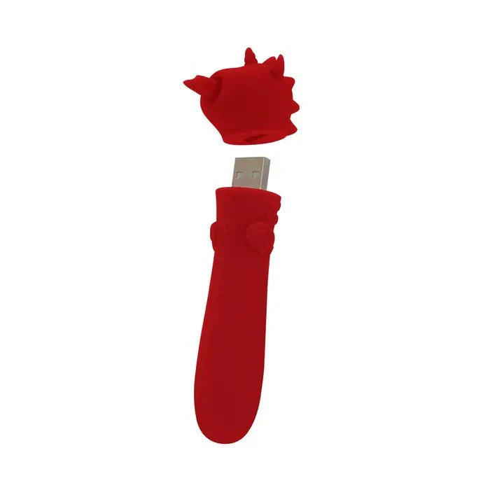 Creative Conceptions Unihorn Blaze Diablo USB Rechargeable Vibrating Bullet Vibrator Secondary image