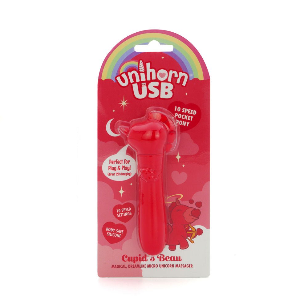 Creative Conceptions Unihorn Cupids Beau USB Rechargeable Vibrating Bullet Vibrator - LOVVA