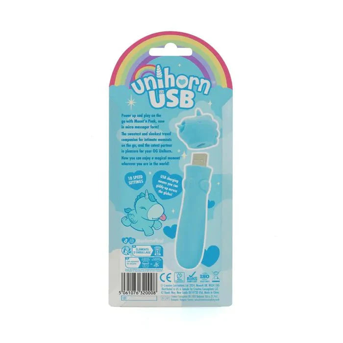 Creative Conceptions Unihorn Mountn Peak USB Rechargeable Vibrating Bullet Vibrator - LOVVA