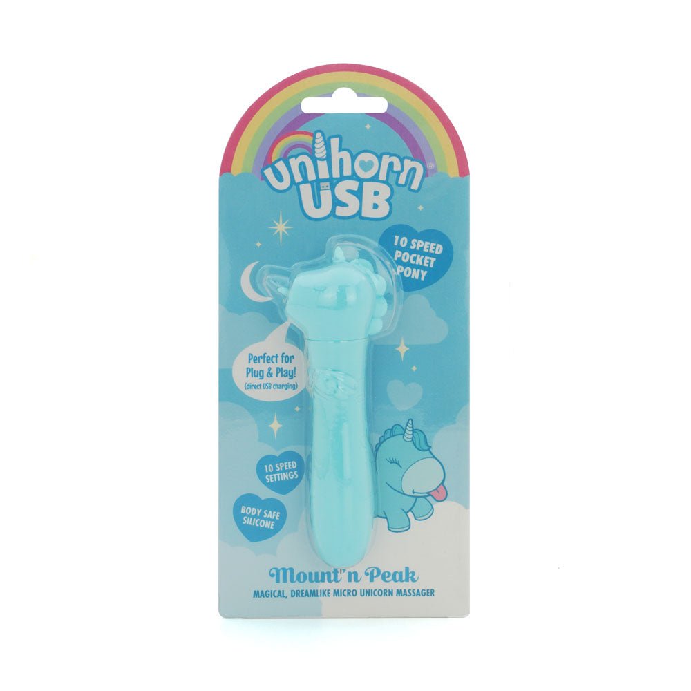 Creative Conceptions Unihorn Mountn Peak USB Rechargeable Vibrating Bullet Vibrator - LOVVA